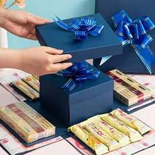 Multi-Layer Surprise Gift Box With Lid, DIY Multi-Layer Photo Album Surprise Box, Commemorative Storage Box, Multi-Compartment Display Storage Box, Suitable For Birthday, Valentine's Day, Wedding, Proposal, Christmas, Halloween, Thanksgiving, Party Gift Packaging Box - Explosion Box - View 6