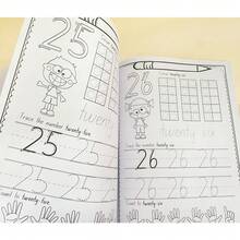 Lachilly Children's Handwriting Practice Workbook: Letter And Number Tracing, With Lines, Learning Activities, Early Writing Skills Development, Classroom Essential - Numbers Style 1 - View 9