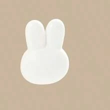 1pc Fashionable Rabbit Shaped Drawer Storage Box, Mini Transparent Plastic Desktop Organizer, Can Store Stationery, Cosmetics And Small Items, Cute Rabbit Design Desktop Sorting Box, Exquisite Desktop Decoration, Suitable As Birthday Gift For Girls - Multicolor - View 12