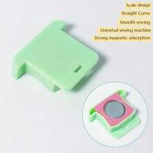 1 pieza Placa guía para máquina de coser, accesorio para máquina de coser, placa guía multifuncional con escala, guía de borde para máquina de coser doméstica, piezas para máquina de coser, guía de borde de posicionamiento para máquina de coser y regla antirrotación - Múltiples estilos - Ver 9