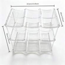 Transparent Multi-Layer Storage Rack, Can Categorize And Store Bottles, Diapers And Other Items, Suitable For Daily Storage In Various Indoor Scenes - Clear - View 7
