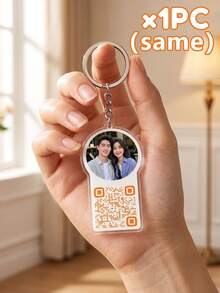 1/3/5 個客製化設計圖片與 QR Code 照片條鑰匙圈，情人節禮物、照片鑰匙圈、週年紀念禮物、包包配件 - 彩色 - 查看 13
