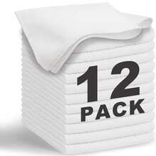 Microfiber Washcloths Towel And Face Cloths Pack Of 24/4/8/12, 12" X 12" Highly Absorbent And Soft Face Towels Wash Cloths For Bathroom, Gym, Hotel And Spa, Fast Drying Multi-Purpose Cleaning Cloth - Multicolor - View 25