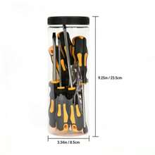 Multi‑Function 12‑In‑1 Screwdriver Set With Canned Storage Box, Magnetic Cross Flat Torx Bits, Portable Hand Repair Tool For Home Appliance Furniture Disassembly - Multi-color - View 11