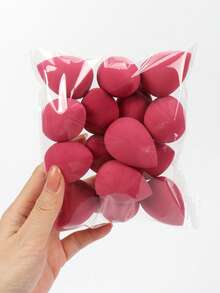 3/5/10/15/20/30/50pcs Makeup Sponges, Random Color And Shape, Foundation Sponge, Liquid, Cream And Powder Flawless, Multi-Color Makeup Sponge, Latex-Free Dry And Wet Use Foundation Makeup Sponge, Suitable For All Skin Types. - Multicolor - View 5