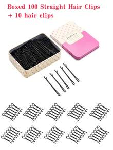 1/10/20pcs Set Sisir Penata Rambut Tak Terlihat, Jepit Poni Mini, Alat Penata Rambut Berbentuk U, Aksesori Rambut, Jepit Rambut Dekoratif untuk Menata Ujung Rambut Bercabang, Sisir Penjepit Poni Tak Terlihat untuk Bagian Belakang Leher, Set Alat Penata Rambut, Kombinasi Alat Penata Rambut, Kit Alat Penata Rambut - Beraneka warna - View 16