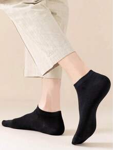 10/20 Pairs Solid Color Neutral Short Socks, Soft Lightweight Low-Cut Ankle Socks, Available In 1/5/9/10/15/20/30 Pairs - Multicolor - View 5
