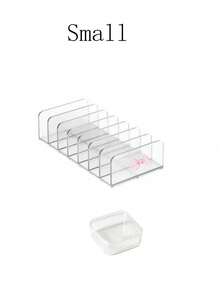 Acrylic Eyeshadow Palette Storage Box, Transparent Large Capacity Desktop Drawer-Style Storage Box, Transparent Cosmetic Organizer, Makeup Brush Holder, Perfume Storage Box, Jewelry Box, Suitable For Living Room, Dining Room, Kitchen, Bedroom - Multicolor - View 12