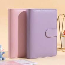 A6 Colorful Budget Binder, 6-Ring, 8 Zipper Envelopes, 2 Stickers, All-In-One Notebook Wallet, Cash Management Storage Organizer - A - View 4