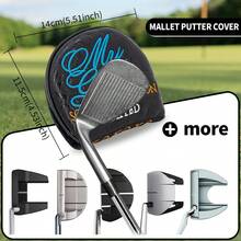 1PC Mallet Putter Headcover, Golf Club Protective Head Cover Golf Accessories For Men Women - Multicolor - View 6