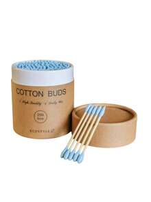 1 Box Of Bamboo Double-Ended Cleaning Swabs, 200pcs Disposable Cleaning Swabs, Suitable For Nail Art And Makeup, Face Towel, Cotton Buds, Makeup Wipes - Multicolor - View 8