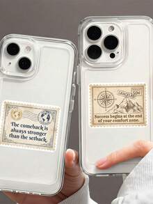 50pcs/Pack Vintage Memo Inspirational English Quote Stickers, Graffiti Decorative Stickers, Suitable For Suitcase, Laptop, Refrigerator, Phone Case, Water Bottle And Any Other Place, Self-Adhesive DIY Stickers - 1 Set - View 4