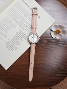 1pc Women's Elegant Minimalist Fashion Quartz Movement Wristwatch Suitable For Daily Wear Or Gifting - Silver - View 8