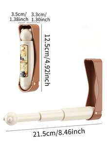 1pc Wall-Mounted Bear Telescopic Clothes Rack Storage Rod, Multi-Layer Expandable Drying Pole, Home Closet Wall Hanging Clothes Rack, Clothes Hanger Organizer, Large Capacity Clothes Rack Storage Tool, Freely Extendable Space-Saving, Balcony Bedroom Walk-In Closet Dormitory Clothes Organizing Rod, Children Adult Clothes Rack Universal Multi-Function Hanging Rod, Foldable Storage Minimalist Home Wall Shelf, Clothes Hanger Concentrated Organizer, Drying And Storage Dual-Use Clothes Rack Pole - View 10