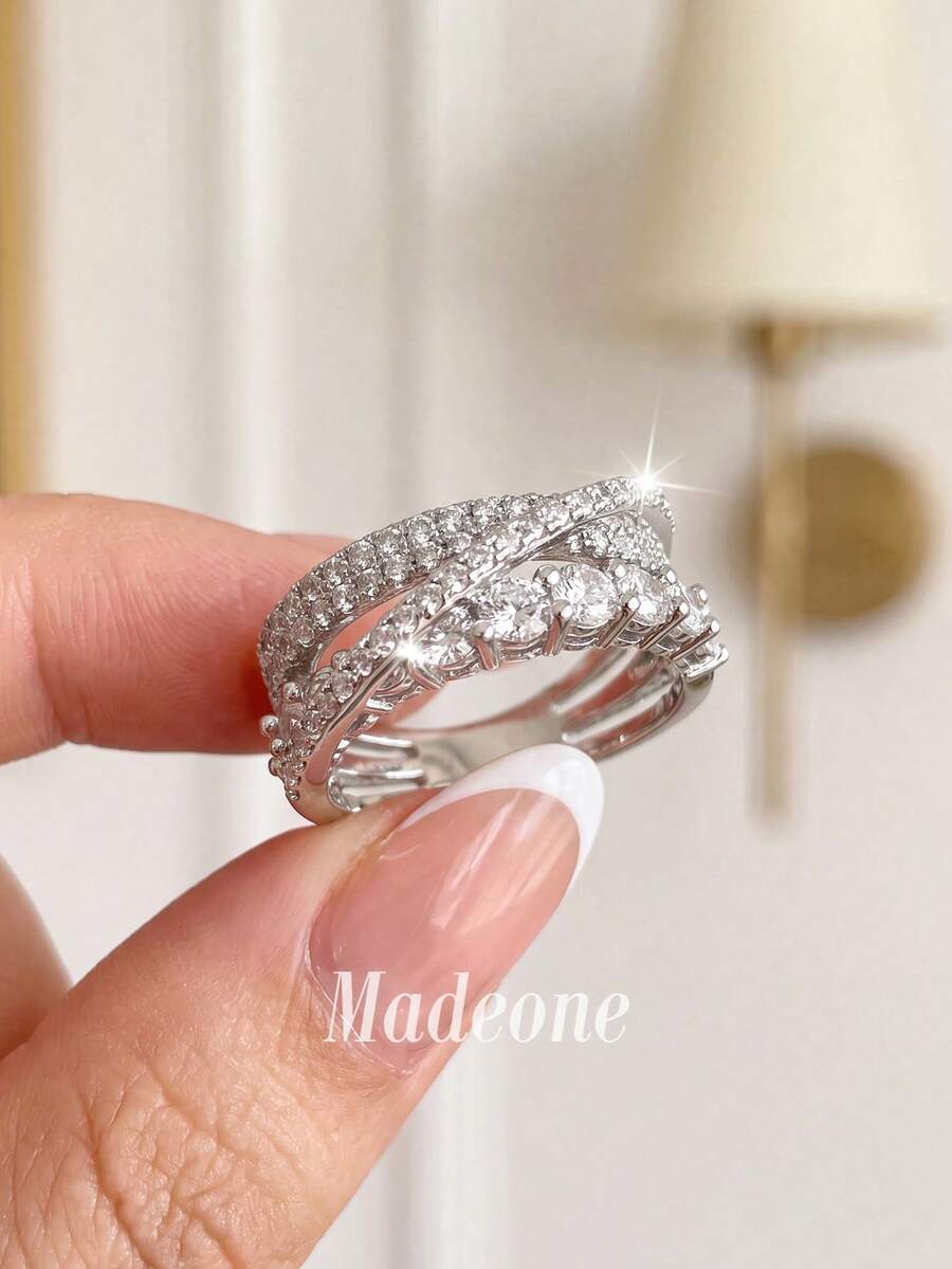 MADEONE 1pc Vintage Line Wrapped Ring, Unisex, Suitable For Daily Wear, Party Accessory, High-Quality Ring Jewelry Gift