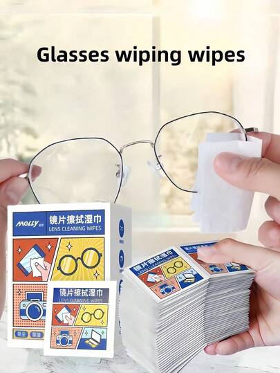 100 Peças Lenços de Limpeza de Lentes Individualmente Embalados, Removem Impressões Digitais e Manchas de Óleo de Óculos, Tela de Telefone/Tela de Espelho de Vidro, Lenços de Limpeza Adequados para Secagem Rápida de Óculos e Telas, Papel de Limpeza de Copo de Vidro, Papel de Limpeza de Vidro Portátil, Adequado para Viagens, Atividades ao Ar Livre, Esportes, Escritório, Escola e Outras Ocasiões, Lembrancinhas de Limpeza de Lentes, Presente do Dia Nacional da Arábia Saudita, Presente para Amigos Mulheres e Homens, Presente do Ramadã, Natal, Halloween, Ano Novo, Outono e Inverno