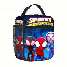 Disney 1pc Spider-Man Lune Bag - Non- Plastic Material, Suitable For Storage And Organization - Multicolor - View 7