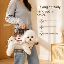 Cross-Border Pet Dog Outdoor Backpack, Shoulder/Hand-Carry Pet Carrier Backpack, Portable & Breathable, Convertible Crossbody Pet Bag - Multicolor - View 3