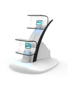 1pc DualSense Controller Charging Dock, Dual Type-C Interface, Fast Charging Stand With Protection Chip And LED Indicator, Compatible With PlayStation 5 Controller, Portable Sync Charging Station - View 13