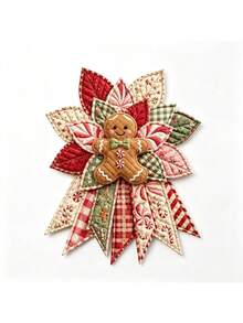 Extra Large DIY Christmas Quilted Door Hanging Fabric Sewing Kit - Pre-Cut Fabric Suitable For Front Door Wall Hanging Decoration, Includes Patchwork Design, Hand Washable Handicraft Decoration Project (No Other Tools Required) - Multicolor - View 11