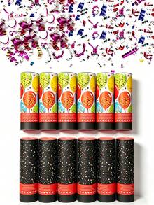 3pcs Spring-Loaded Mini Colorful Confetti Poppers, Suitable For Birthday Party, Halloween Party, Wedding Decoration, Party Supplies, Christmas Decoration, Bachelorette Party Supplies - Terms and Conditions - View 8