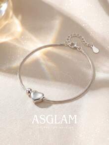 1pc Modern Pear-Shaped Women's Bracelet, Suitable For Daily Wear, Party, Birthday, Anniversary Jewelry Gift - Style 1 - View 5