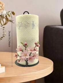 2D Floral Theme Design, Suitable For Kitchen Towel Rack, Bathroom Toilet Paper Holder, Multi-Functional Storage Rack And Sink Towel/Paper Holder - Multicolor - View 3