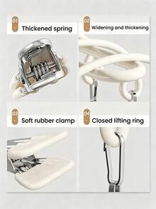 Double-Layer Clip Hanger Anti Slip Space Saving Made Of High-Quality Metal Multipurpose Pants Rack Suitable For Drying Items Like Underwear Socks Multifunctional Drying Rack And Wardrobe Organizer Accessory Ideal For Homes Bedrooms And Balconies - Multicolor - View 9