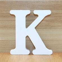 6 Inch White Wooden Letters, Unfinished Wooden Letters, Suitable For Wall Decoration, Standing Decorative Letters, Sliced Sign Decoration, Can Be Used For Crafts, Home Party Projects, Birthdays, Graduations, Etc., The Best Gift Choice. - 1PC - View 21