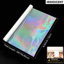 1 Gulungan Film Pra-Lapisan Laser BOPP 22*500cm, Transparan, Tahan Air, Tahan Gores, Cocok untuk Mesin Laminasi, Kerajinan Kertas DIY, Gulungan Laminasi Termal Buatan Tangan - Beraneka warna - View 14