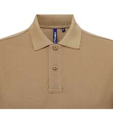 Roly Asquith & Fox Mens Short Sleeve Performance Blend Polo Shirt - Khaki - View 4