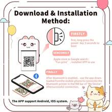 Mini Portable Pocket Label Maker Mini Wireless Thermal Sticker Printer For Android & IOS -For Study Notes, Journaling, Photo Memories, Scrapbooking, DIY Stickers, Gift Decor, Travel Journal, Home Organization, Cute Craft Projects, Office Use & More - Multicolor - View 11