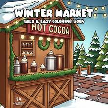 1 Winter Coloring Book, 24 Pages Of Cozy Christmas Coloring Pages, Suitable For Children And Adults, Perfect As A Gift, For Christmas Activities, Holiday Parties, Classroom Teaching Or Enjoying Cozy Coloring Time At Home! - Winter Coloring Book - View 8
