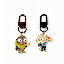 2 buah Gantungan Kunci Aksesori Disney Kreatif Kartun Zootopia Judy & Nick - Berbagai gaya - View 11