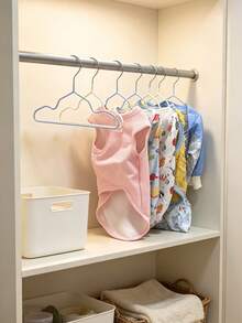 1pc/5pcs Mini Metal Pet Clothes Hangers, Non-Slip Puppy & Kitten Clothing Rack, Miniature Non-Slip Hangers For Puppy & Kitten Apparel, Pet Wardrobe Drying, Storage & Display Rack, Dog Supplies, Cat Supplies - Multicolor - View 6