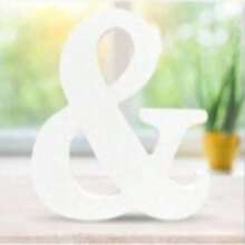 6 Inch White Wooden Letters, Unfinished Wooden Letters, Suitable For Wall Decoration, Standing Decorative Letters, Sliced Sign Decoration, Can Be Used For Crafts, Home Party Projects, Birthdays, Graduations, Etc., The Best Gift Choice. - A - View 22