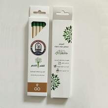 PLANT FUN HB Unsharpened Graphite Plantable Wooden Pencils | 8 Pencils Per Pack - Round - View 3