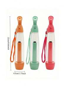 Portable Manual Press Facial Mist Spray Bottle, Compact Travel Handheld Refillable Sprayer With Lanyard, Essential For Summer Facial Hydration - Multicolor - View 8