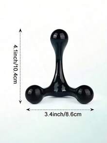 3-Prong Handheld Massager, Mini Triangle Massager, 3-Point Handheld Massager - Multicolor - View 7