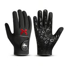 1 paire de gants d'équitation, antidérapants, compatibles avec les écrans tactiles, convenant aux sports de plein air, unisexes - Multicolore - Voir 10