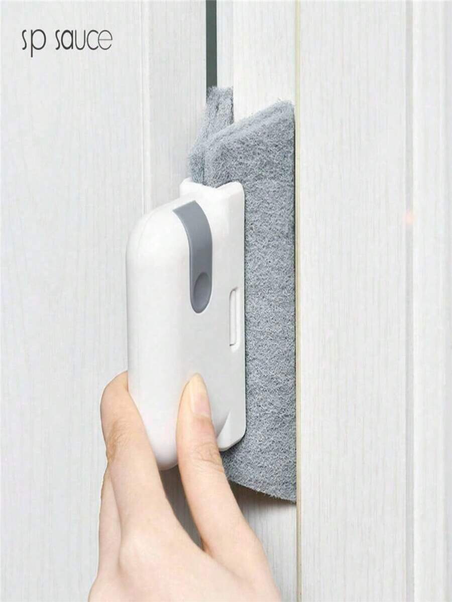 1pc Window Gap Cleaning Brush, Perfect For Window Glass Cleaning And Corner Cleaning - Multicolor - View 1