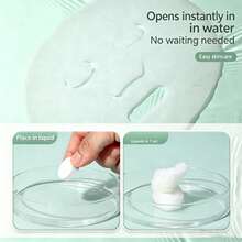 20pcs Disposable Compressed Facial Mask Sheets - Lightweight & Fragrance-Free, Portable, Suitable For Travel And All Skin Types, Compressed Masks Soothe Skin, Hydrate And Moisturize, Essential For Travel Skincare | Minimalist Packaging | Soft Texture Mask. Individually Wrapped, Salon-Grade Non-Woven Compressed Cleaning Wipes - Multicolor - View 8