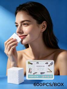 OEIEZ 600PCS Cotton Pads, Oversized Extra‑Thick 100% Cotton Makeup Remover Pads, Chemical‑Free Sensitive‑Skin Friendly, Multi‑Use For Wet Compress Skincare Nail Polish Removal - View 11