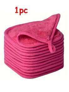 12/6/1pc Reusable Facial Cleansing And Makeup Removal Cloth, Soft And Skin-Friendly Face Towel, Suitable For Daily Cleansing And Makeup Removal, Makeup Removal Cloth, Skin Care - Multicolor - View 8