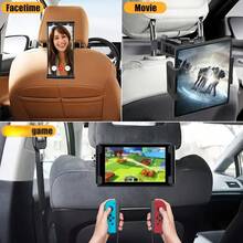 1pc Car Tablet/Phone Holder, Suitable For Tablets, Fits 11.94-32.77cm Devices, Secure Adjustable Support, Ideal For Road Trips And Long Rides - A - View 8