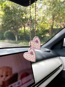 Car Heart Pendant Hanging Decoration - A - View 5