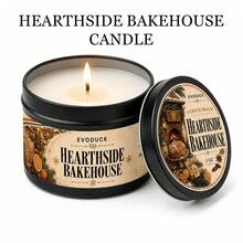 EVODUCK 1pc Peppermint Candy Scented Christmas Candle 3oz Mini Tin With Gift Box & Card, Sweet Vanilla Sugar Mint Scent, Office Desk Cubicle Winter Decor, Secret Santa Gift Exchange Stocking Stuffer For Friends Coworkers Home Fragrance - Christmas Candle - View 21