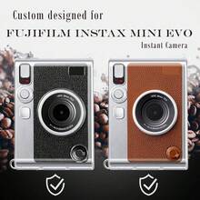 1 pieza Estuche protector rígido transparente para cámara instantánea mini con correa para el hombro - Ver 5