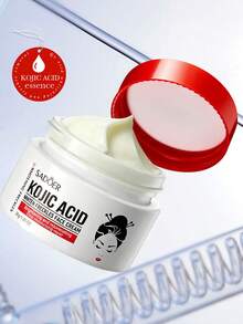 SADOER Niacinamide Whitening Cream, Suitable For Face And Eye Care. Gentle And Non-Irritating Formula, Deeply Moisturizing, Suitable For All Skin Types, Unisex Daily Skincare - Kojic Acid - View 3