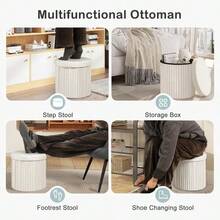 Storage Benches - Cream - View 9